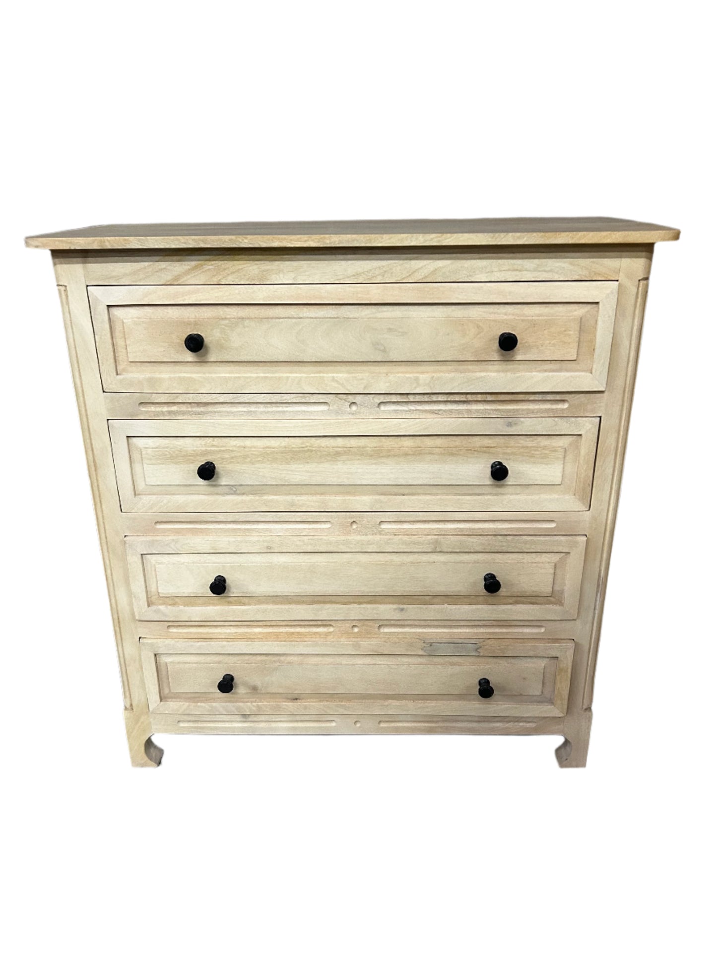 Abbie 4 Drawer Nightstand