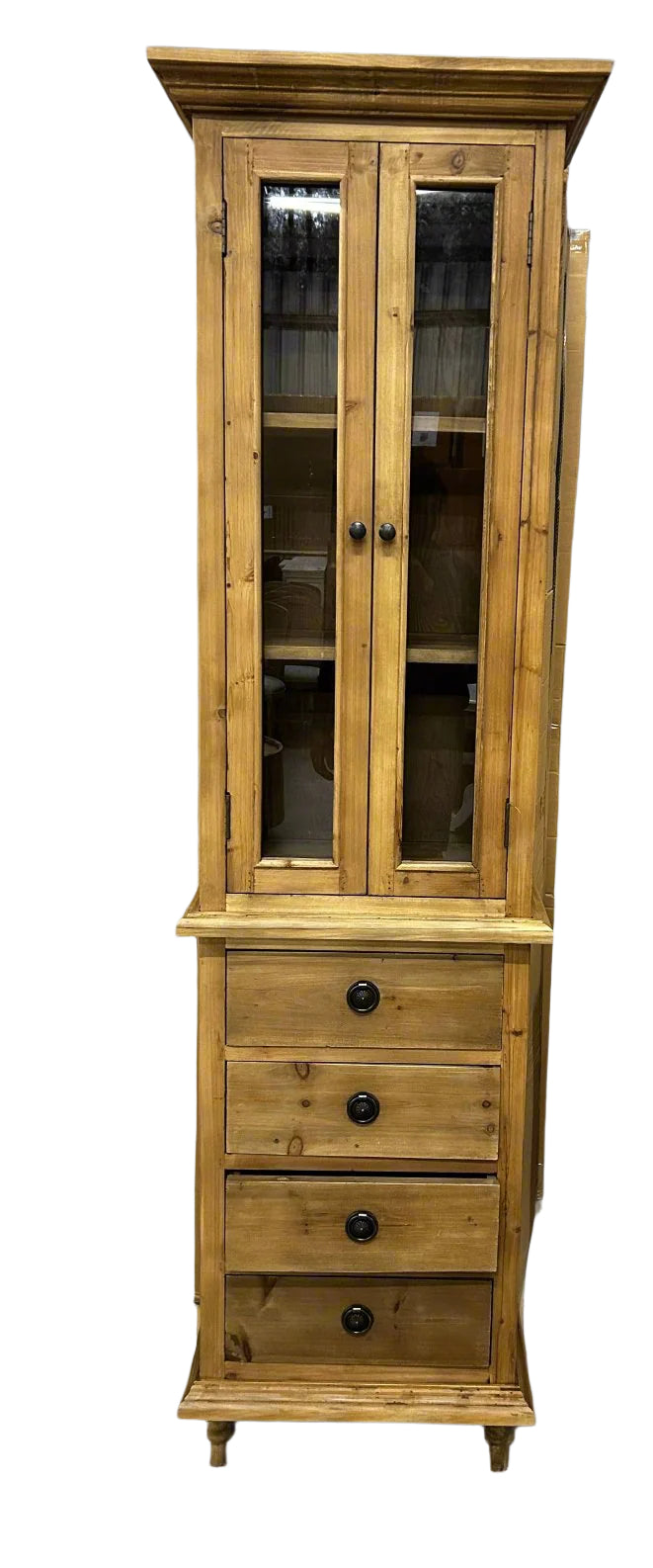 Princeton Narrow Display Cabinet, Natural
