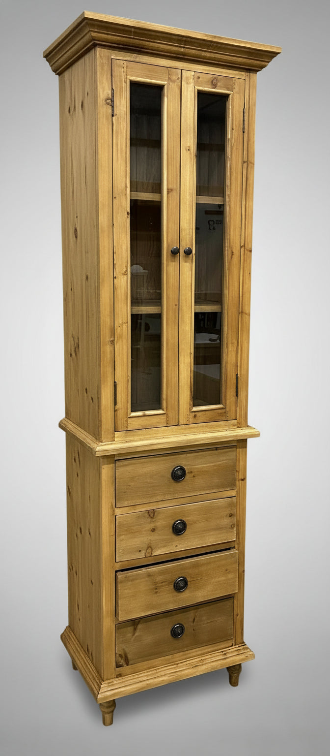 Princeton Narrow Display Cabinet, Natural