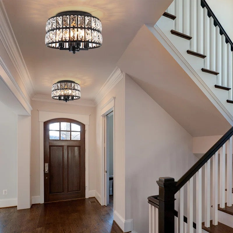 Julie 4-light Crystal Flush Mount Ceiling Light