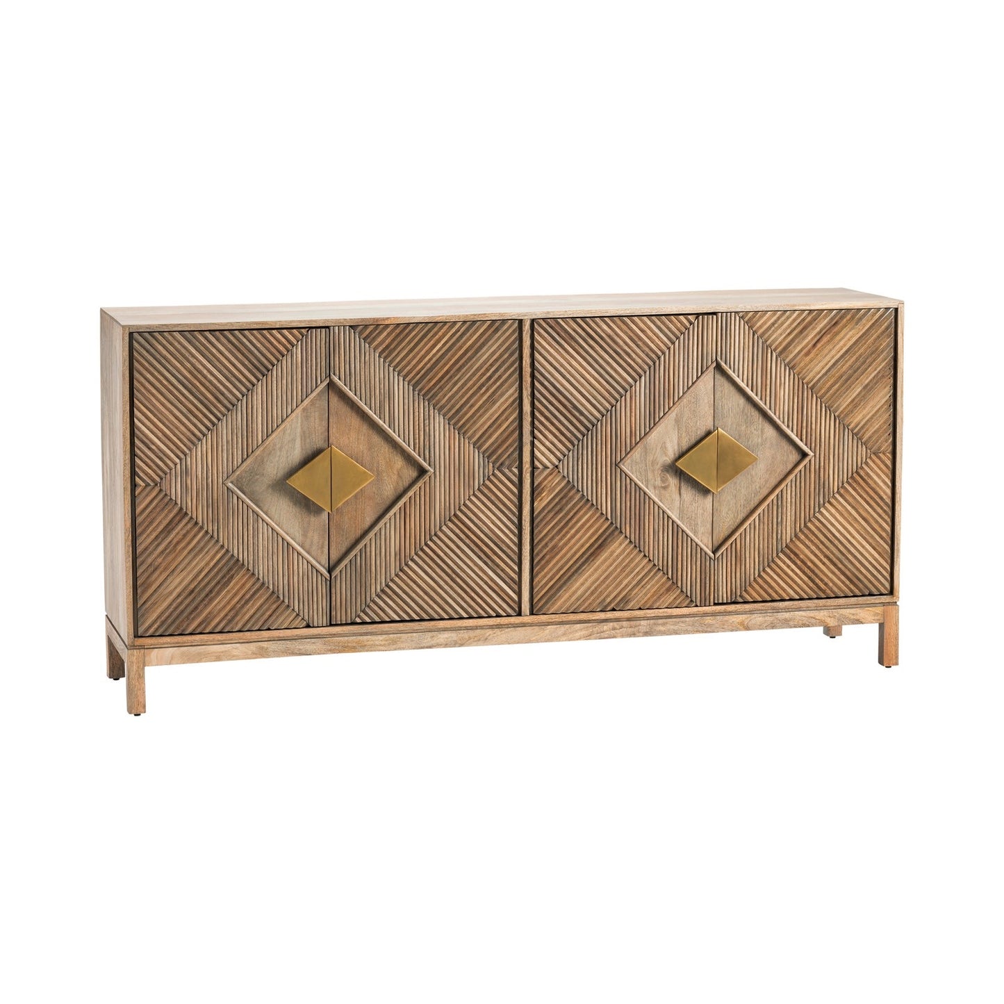 Brooklynn 4 Door Mango Sideboard