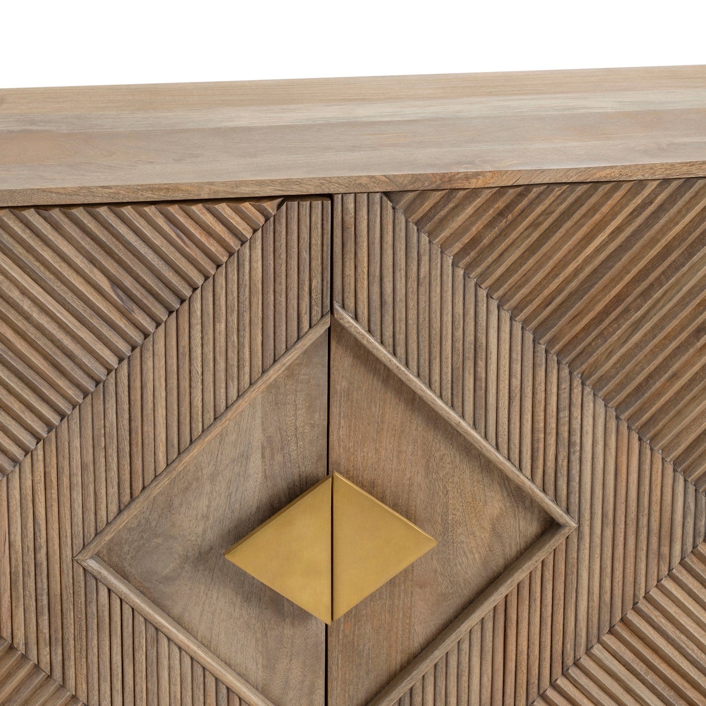Brooklynn 4 Door Mango Sideboard