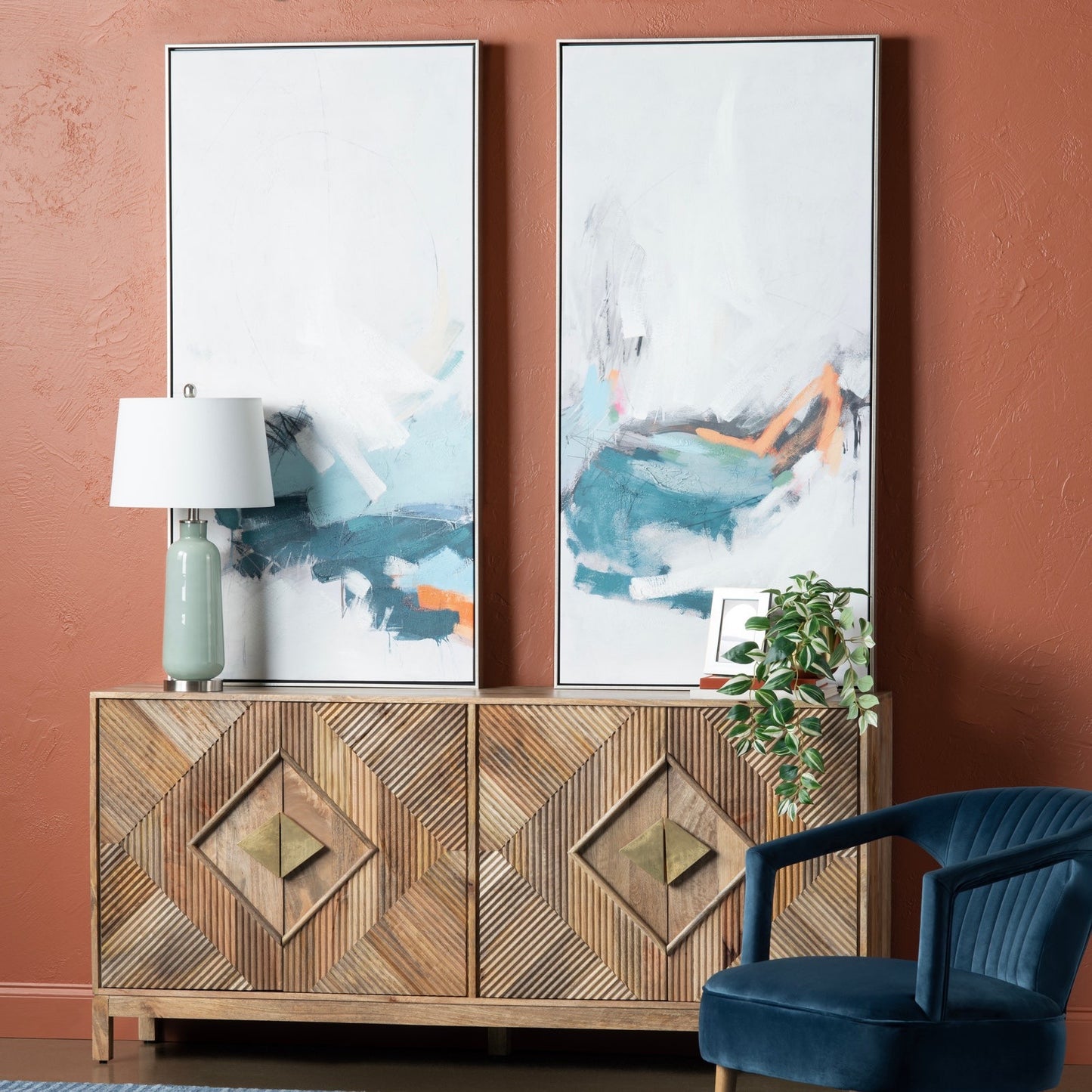 Brooklynn 4 Door Mango Sideboard