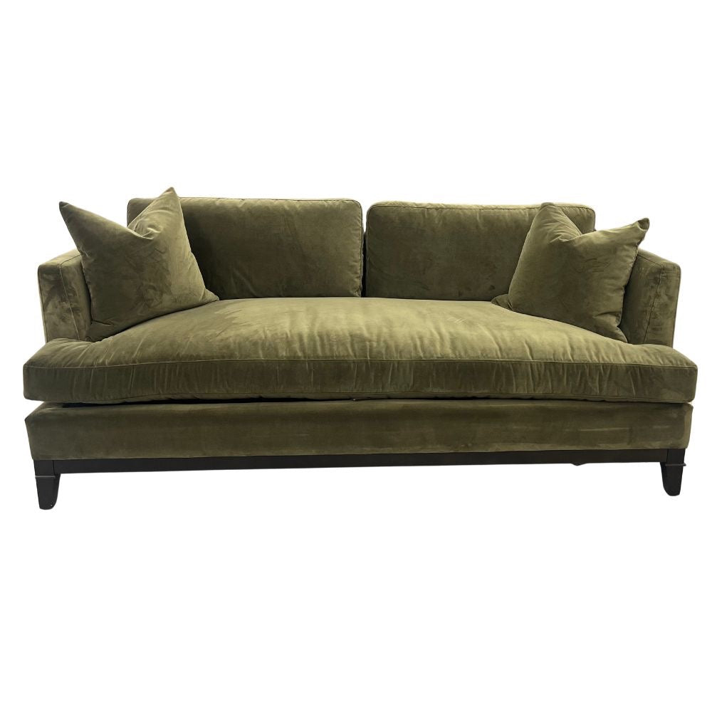 Ames Sofa, Vintage Velvet Olive