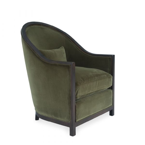 Linden Chair, Vintage Velvet Olive