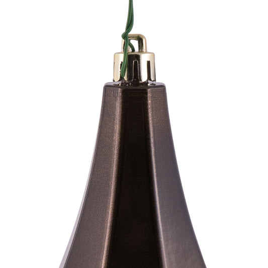 8" Chocolate Candy Diamond Finial Ornament