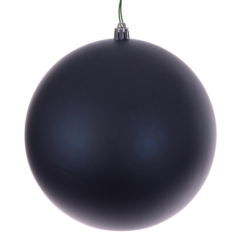 4" Midnt Blue Matte Ball Ornament