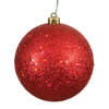 8" Red Sequin Ball Ornament