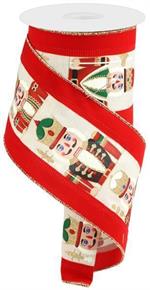 4" 3-In-1 Nutcracker Ribbon
