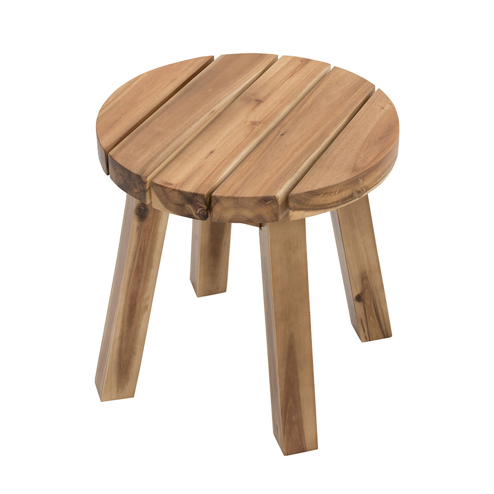 Acacia Wood Side Table