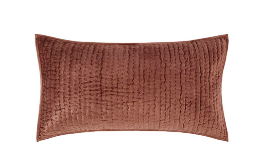 Bari Terracotta King Sham