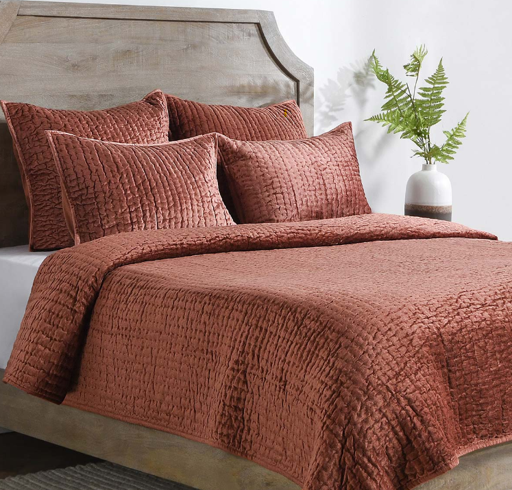 Bari Terracotta King Sham