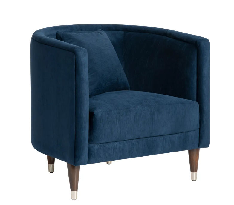 Deep Blue Armchair