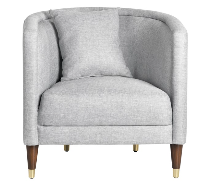 Modern Gray Armchair
