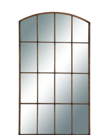 Arched Bronze Floor Mirror