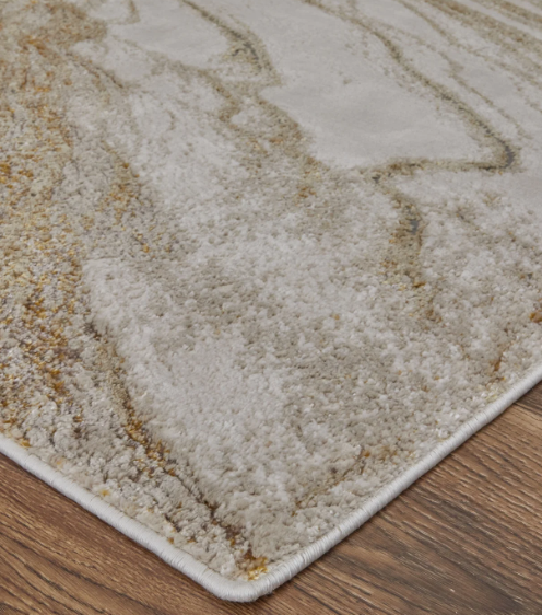 Aura Rug, Ivory/Gold (Various Sizes)