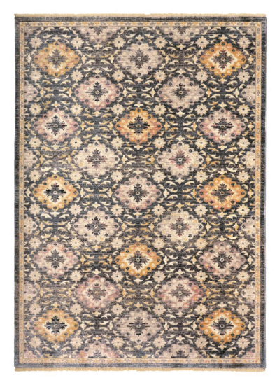 Kyra Rug, Gray/Yellow (Various Sizes)
