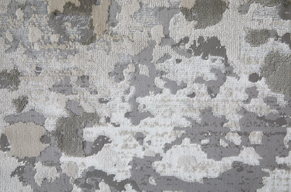 Micah Rug, Silver-Gray (Various Sizes)