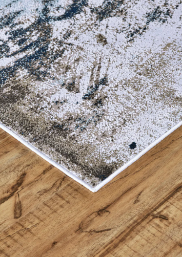 Gaspar Rug, White-Gray (Various Sizes)