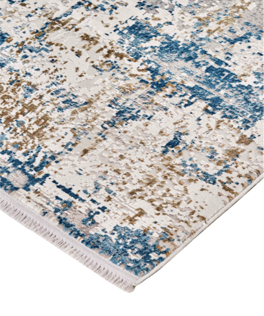 Cadiz Rug, Blue/Ivory (Various Sizes)