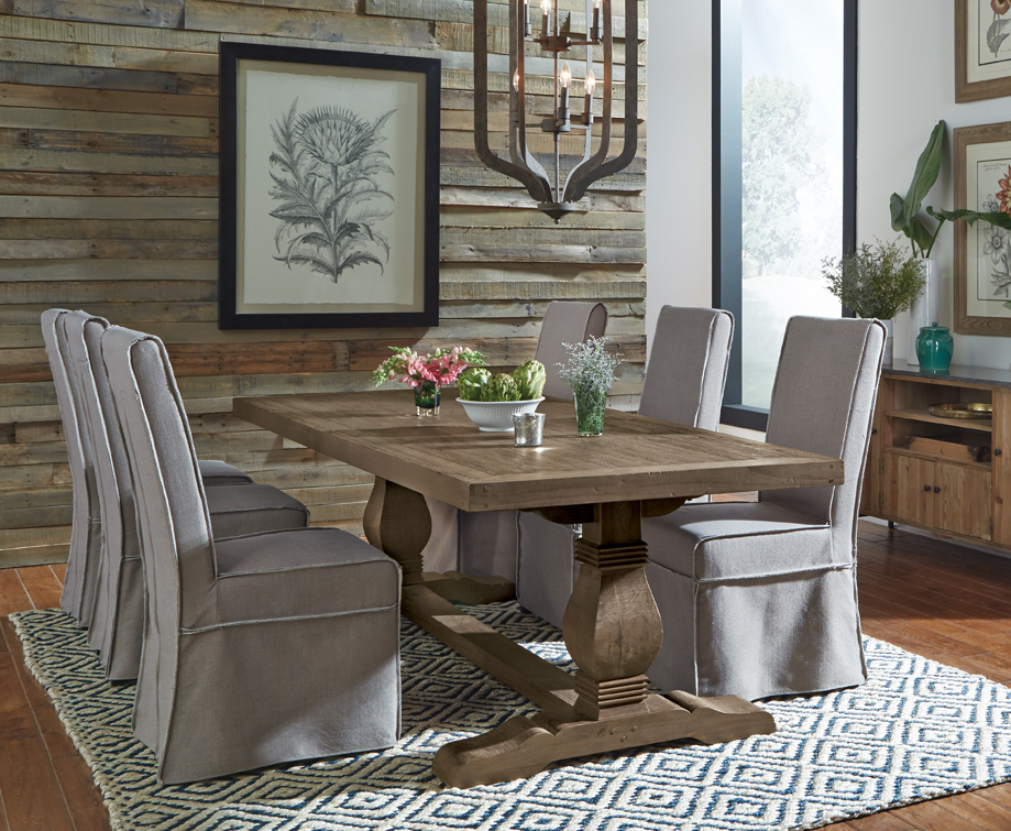 94" Caden Dining Table, Desert Gray