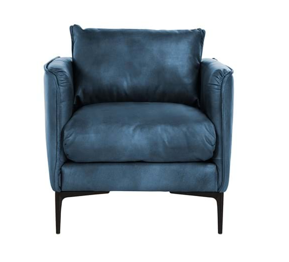 Abigail Club Chair, Blue