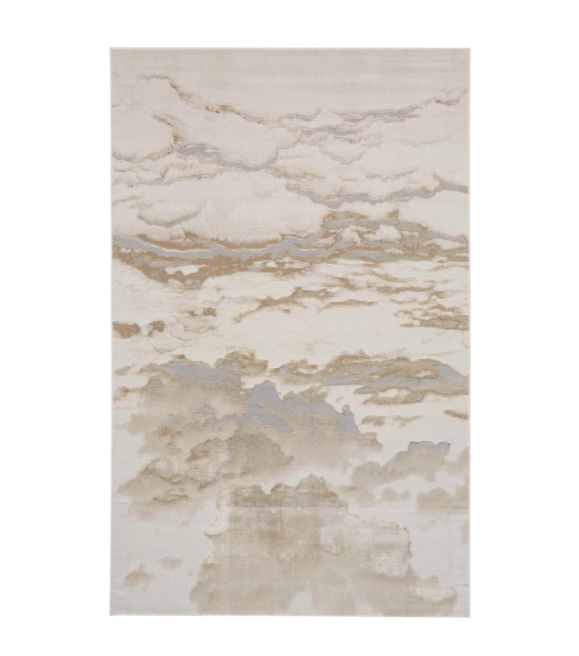 Aura Rug, Beige/Gold (Various Sizes)
