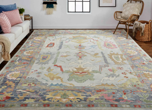 Karina Rug, Blue Multi (Various Sizes)