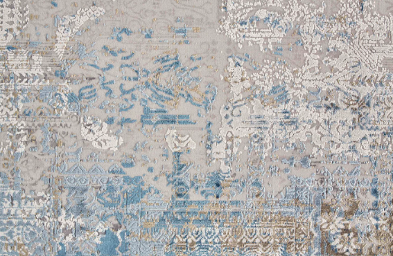 Cadiz Rug, Blue/Gray (Various Sizes)