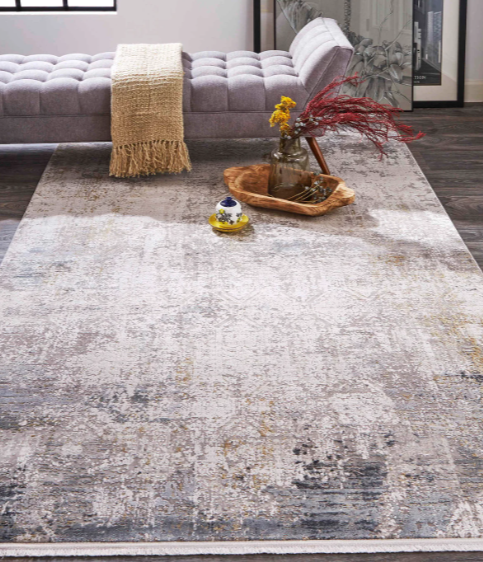 Cadiz Rug, Light Gray/Ivory (Various Sizes)
