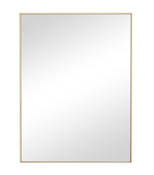 Gold Wood Wall Mirror