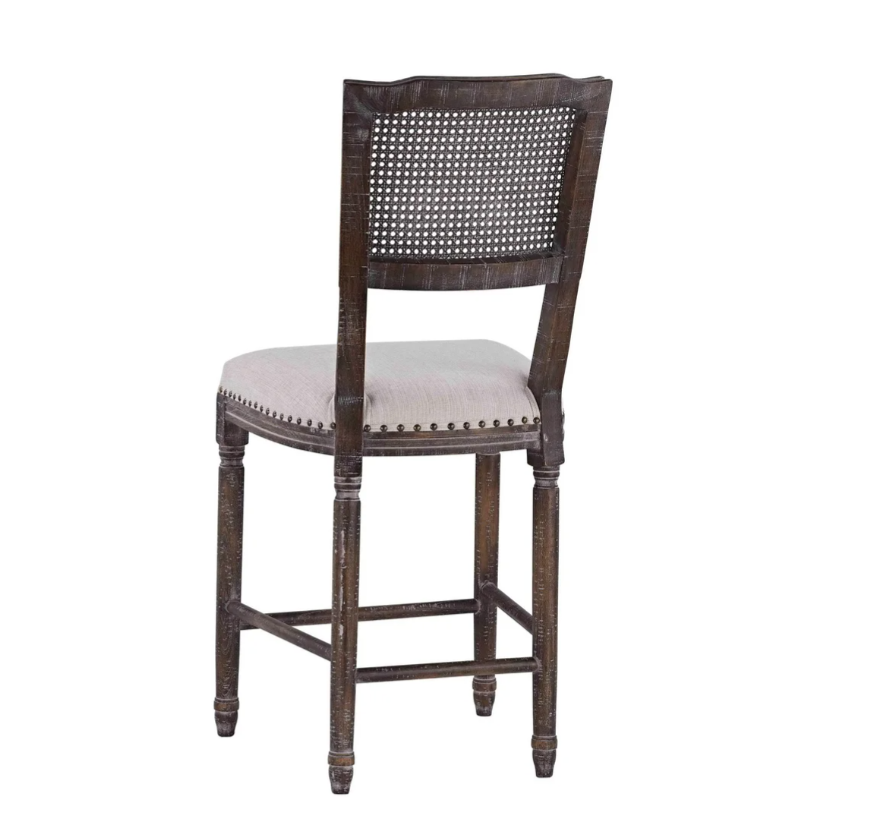 Camille Counter Stool, French Linen