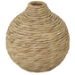 Brown Seagrass Woven Vase