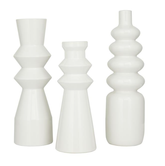 White Ceramic Vase (Various Styles)