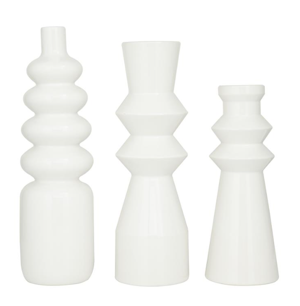 White Ceramic Vase (Various Styles)