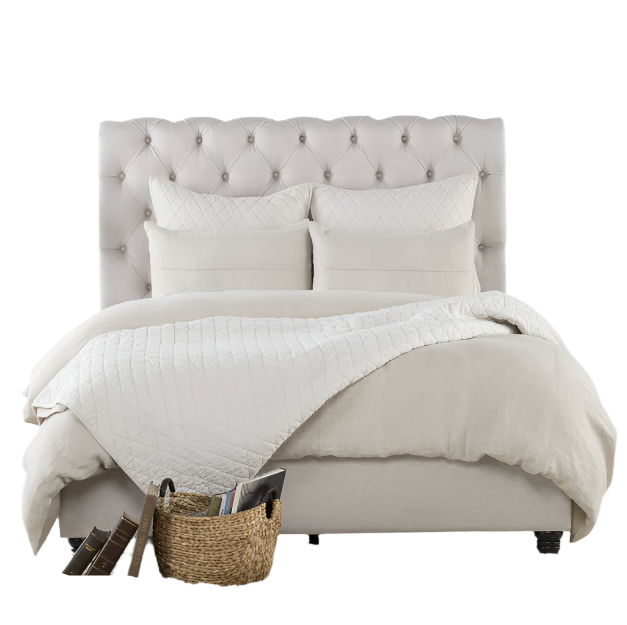 Doheney Queen Bed, Oatmeal