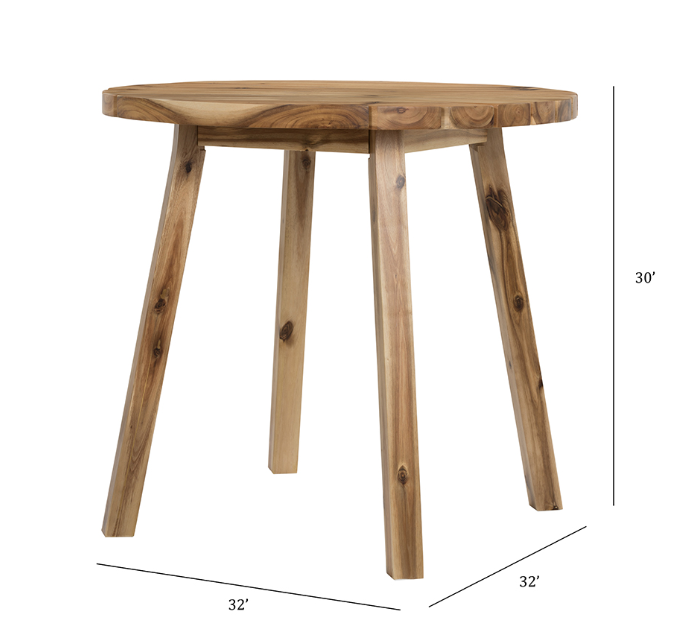 Acacia Wood Dining Table