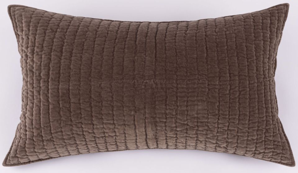 Ethan Velvet Tobacco Sham, King
