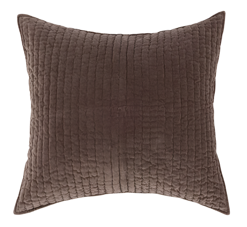 Ethan Velvet Tobacco Sham, Euro