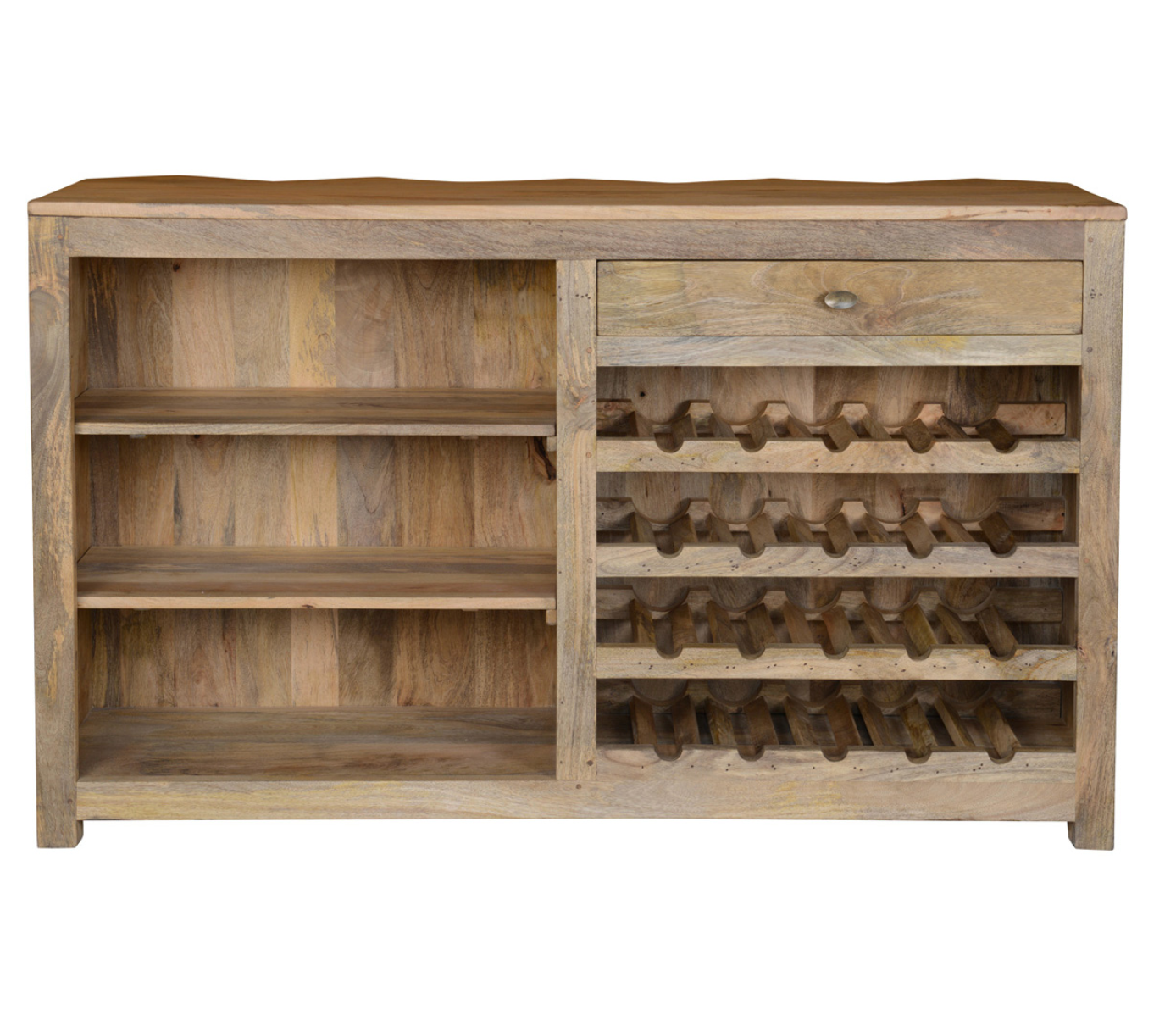 Prism Bar Cabinet, Light Brown