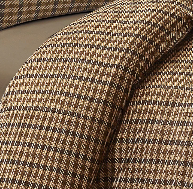 Clifton Houndstooth Bedding Set, Queen