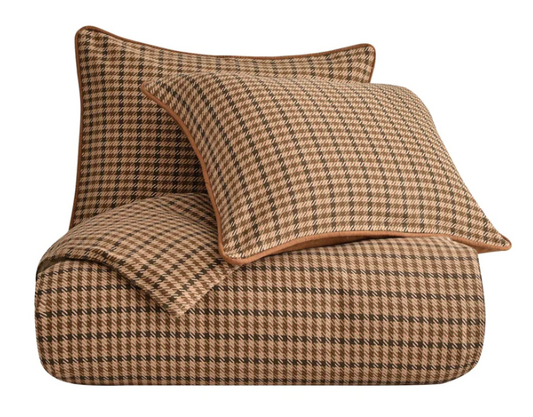 Clifton Houndstooth Bedding Set, Queen