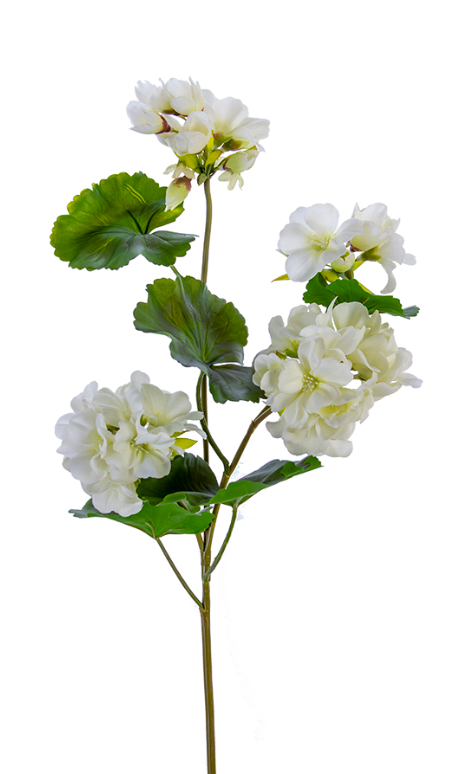 26" Real Touch Geranium Spray (Various Colors)