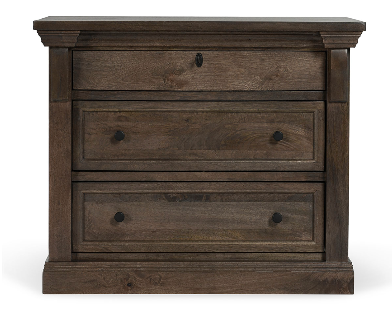 Adelaide 3 Drawer Nightstand, Cocoa