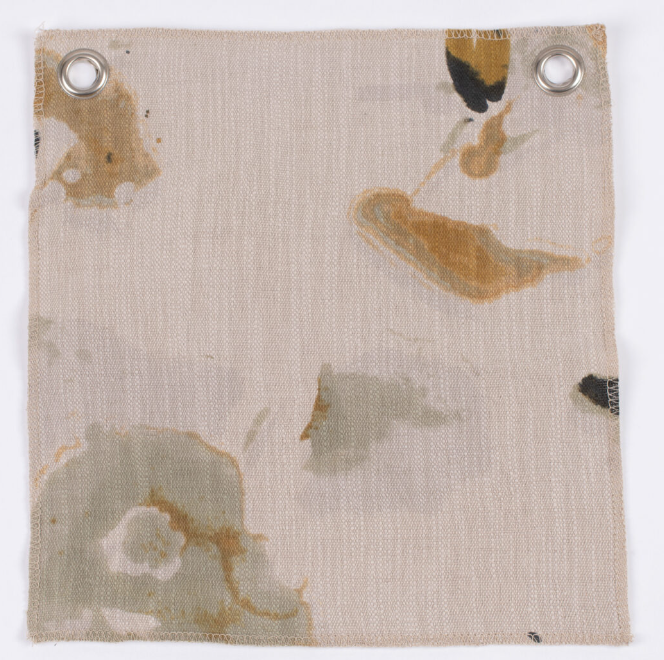 Casteel Duvet Swatch, Ochre