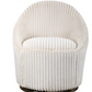 Crue Swivel Chair, Ivory