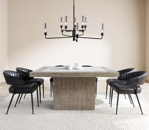 Umbria Dining Chair, Jet Black