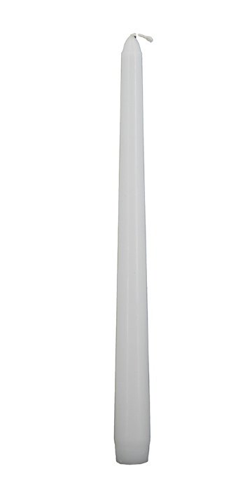 Set of 6 Taper Candles, White