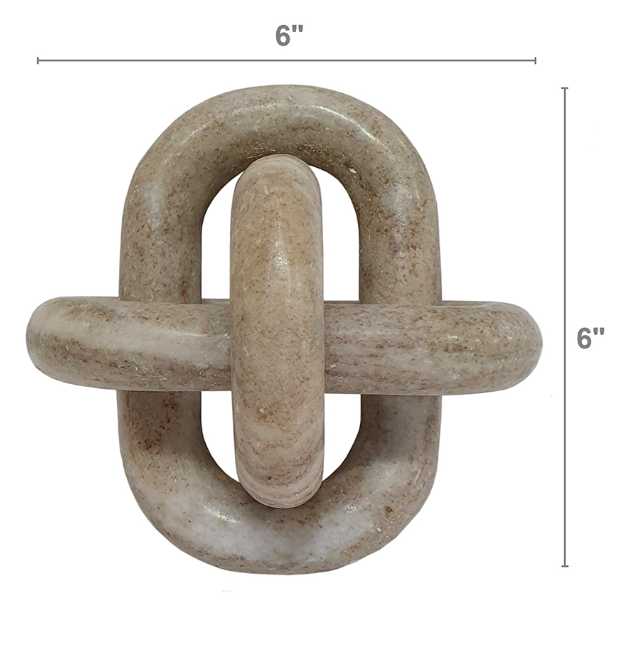 Marble Chain Sculpture