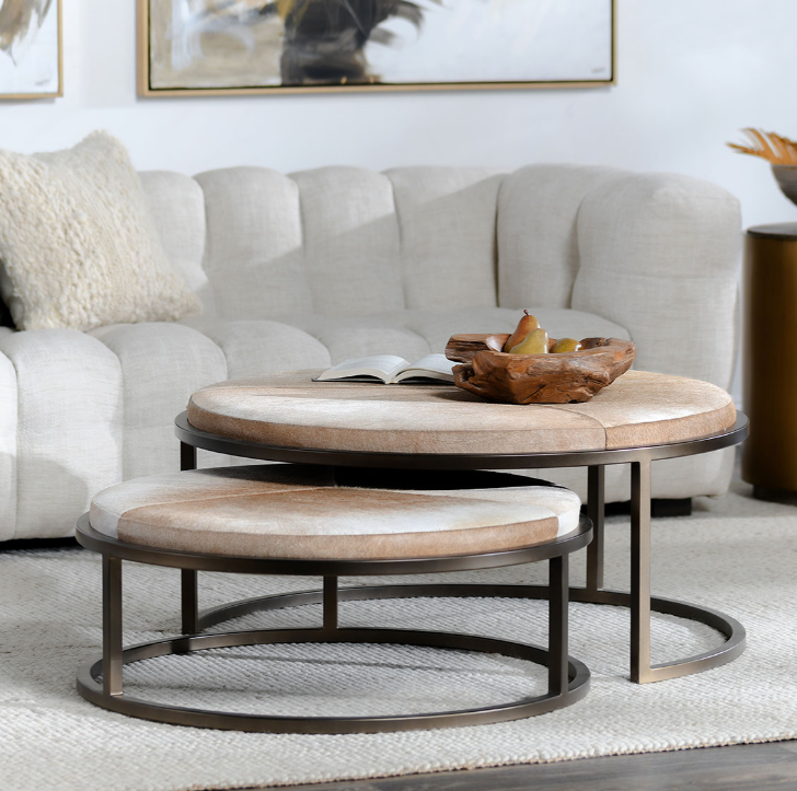 Hayword Hide Set of 2 Nesting Tables